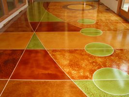 Concrete Floors Colorful, Artisitc Floor Ardex Engineered Cements Aliquippa, PA