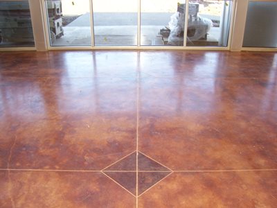 concrete staining. Six Concrete Staining