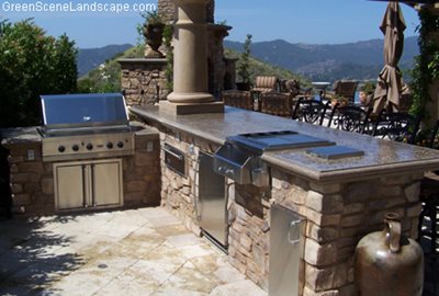 Outdoor Kitchen Counter Tops on California Photo Gallery   Outdoor Kitchens   California Concrete