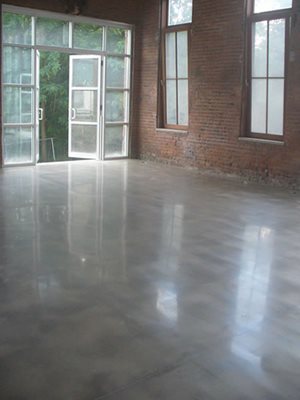Shiny Concrete Floor