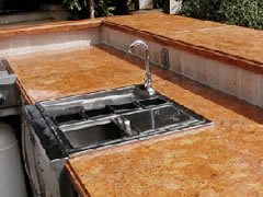 Concrete Craftsmen: Concrete Enhances Kitchens and Baths in San Diego