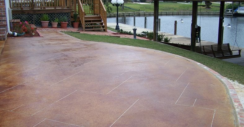 Stained Concrete Patios The Concrete Network