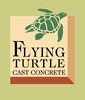 Flying Turtle Cast Concrete