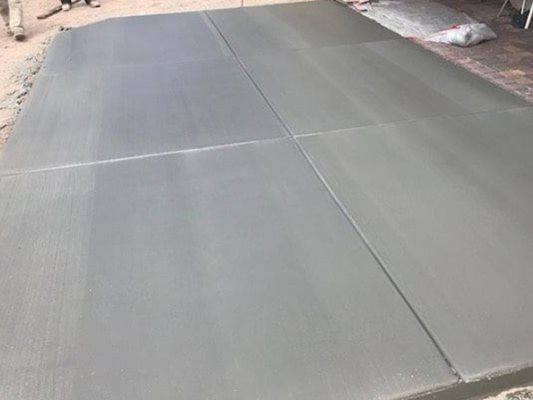 AC & EB All Pro Construction Works stamped concrete project