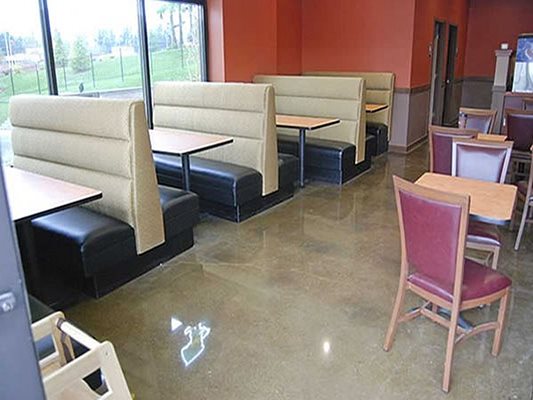 Diamond Polishing Systems stamped concrete project