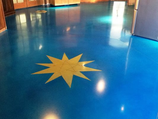 DelGrosso Design stamped concrete project