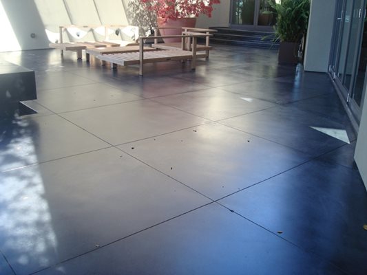 DelGrosso Design stamped concrete project