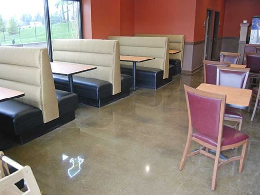 Diamond Polishing Systems stamped concrete project