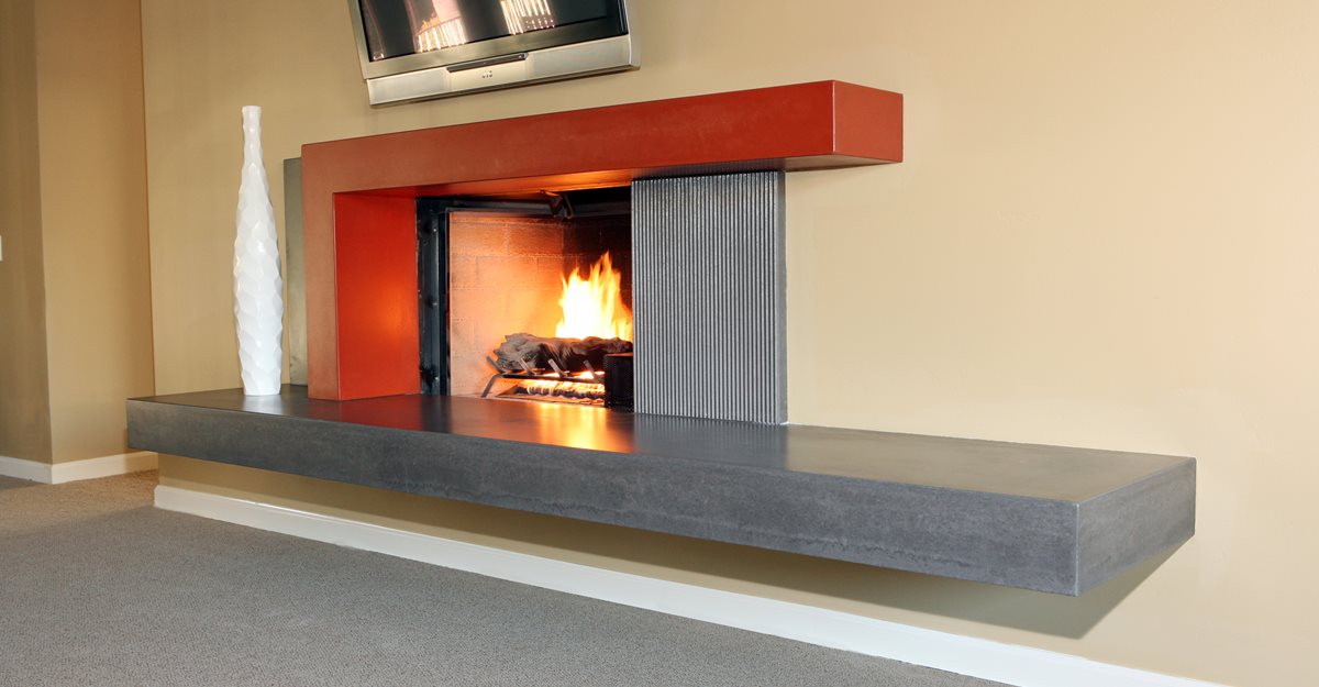 Concrete Fireplace and Fireplace Surrounds - The Concrete Network