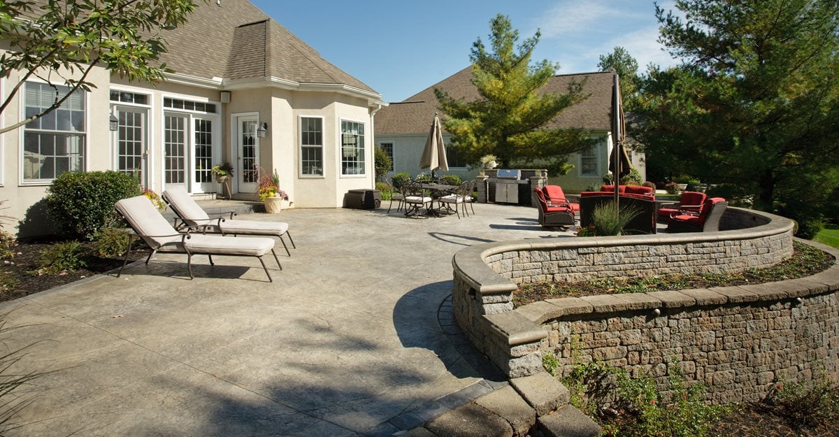 Concrete Patio Ideas Design Your Backyard The Network - Covered Patio Ideas For Backyard