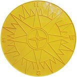Stamped Compass Medallion网站Brickform Rialto, CA