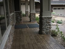 Slate Stamped Patio