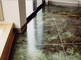 marble concrete stain