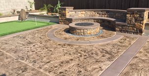 Stamped Concrete, Backyard Makeover, Fire Pit
Outdoor Fire Pits
KB Concrete Staining
Norco, CA