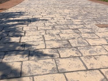 How To Change The Color Of Stamped Concrete Network - How To Add Color Concrete Patio