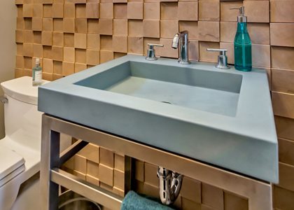Custom Sink, Modern Vanity
Concrete Sinks
Flying Turtle Cast Concrete
Modesto, CA