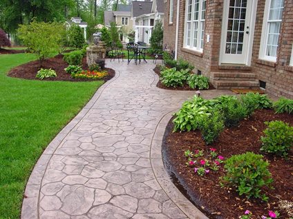 Concrete Sidewalk, Stamped, Cobble Stone
Concrete Walkways
QC Construction Products
Madera, CA