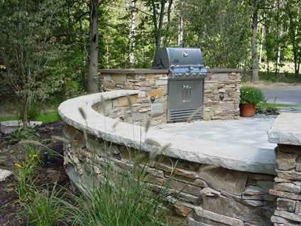 Seat Wall, Concrete Retaining Wall
Outdoor Kitchens
Nobel Concrete
Jenison, MI