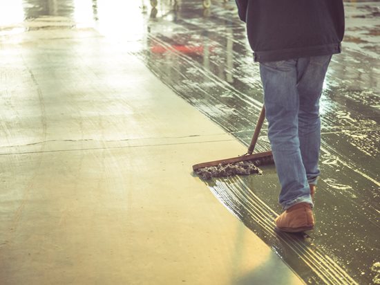 How To Clean Concrete Floors What, How To Keep Outdoor Rugs Down On Concrete Floors