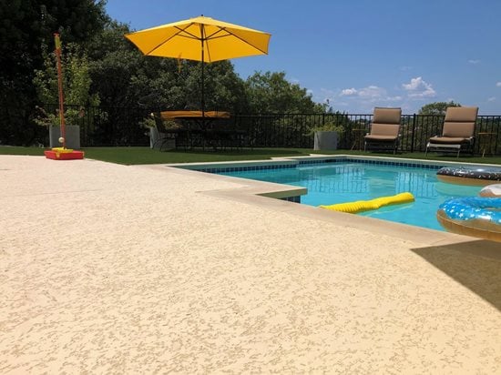 Cool Deck For Pools Is Heat Slip, Painting Cool Decking Around Pools