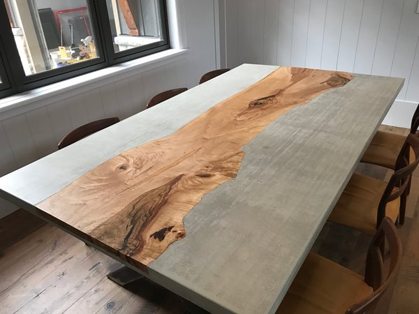 Dining Table, Concrete Table, Maple Inlay
Concrete Furniture
Total Concrete Innovations
Cambridge, ON