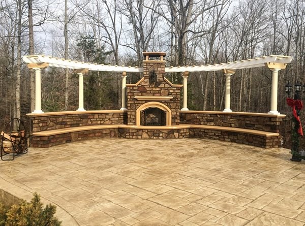 Patio Fireplace, Pergola, Seating, Stamped
Concrete Patios
Greystone Masonry Inc
Stafford, VA