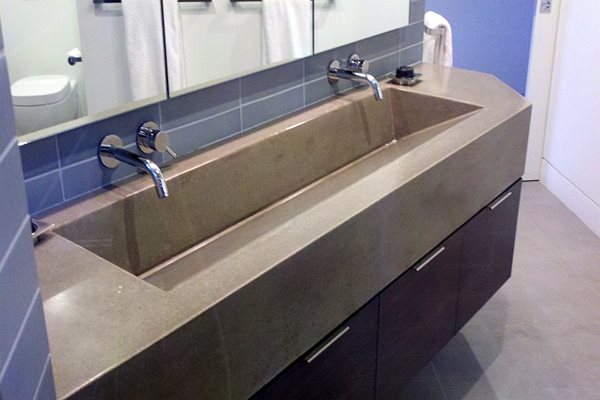 Ramp Sink, Double Bathroom Sink
Concrete Sinks
Concrete Interiors
Martinez, CA
