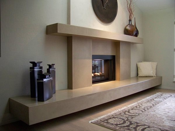 Cantilevered Hearth And Mantle
Fireplace Surrounds
Flying Turtle Cast Concrete
Modesto, CA