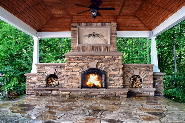 Stamped Concrete, Flagstone Pattern
Outdoor Fireplaces
Greystone Masonry Inc
Stafford, VA