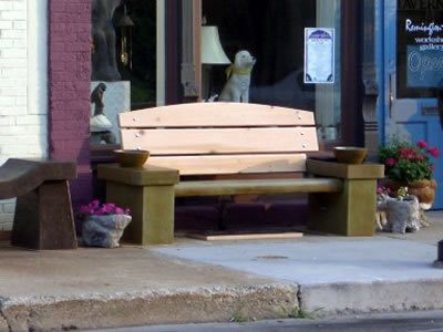 Wood, Bench
Outdoor Furniture
Custom Crete Werks LLC
Racine, WI