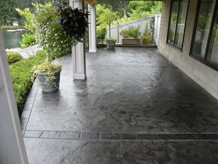 Dolphin Grey
Stamped Concrete
Narrows Construction
Gig Harbor, WA