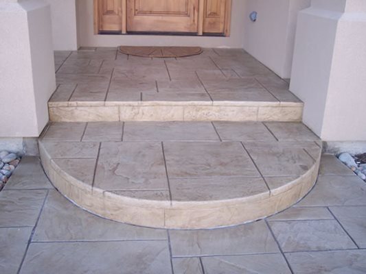 Stamped, Light, Stone, Entry
Stamped Concrete
Rocky Mountain Concrete Specialists
Morrison, CO