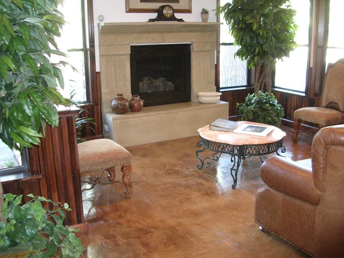 Fireplace, Surround
Concrete Floor Overlay
Solid Solutions Studios
Fresno, CA