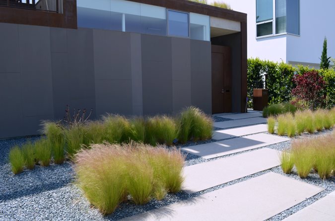 Walkway, Modern, Gravel, Grasses
Modern Decorative Concrete
ConcreteNetwork.com
