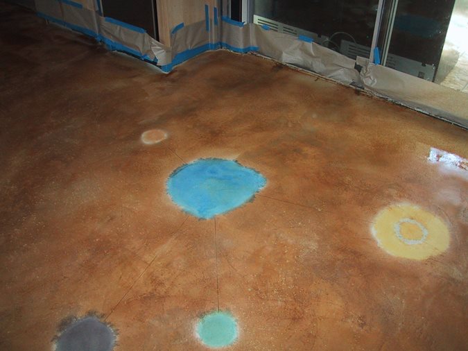 Stain Spots On Brown Floor
Photo
Integrity Concrete Designs
Woodburn, OR