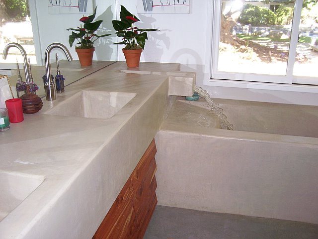 Bathtub, Faucet
Ron Odell's Custom Concrete
Woodland Hills, CA
