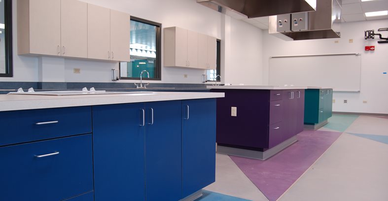 Middle School Science Classroom, Colored Concrete Flooring
Get the Look - Stained Floors
Tyson's Inc
Kailua, HI