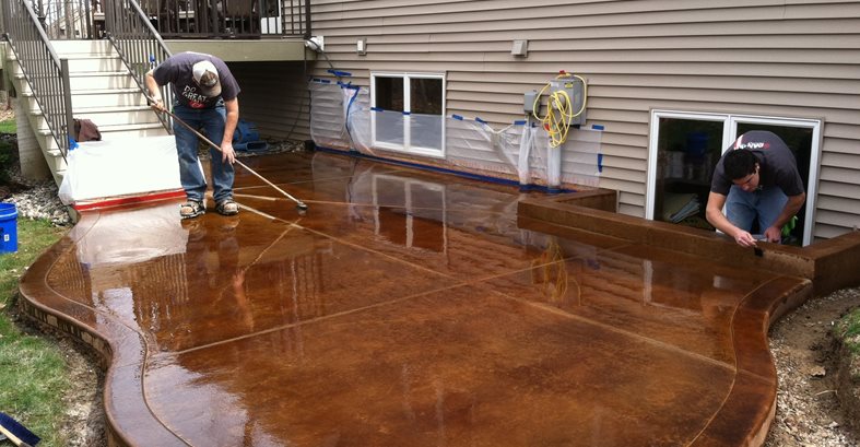 Staining Process
Site
Dancer Concrete Design
Fort Wayne, IN