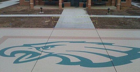 Stained, College, Patio, Field House
Concrete Patios
Pattern Pro Concrete
Katy, TX