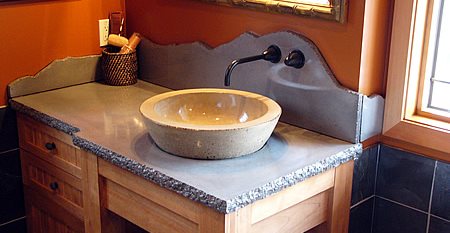 Raised Bowl, Sink
Concrete Countertops
Sand & Stone
Saskatoon, SK