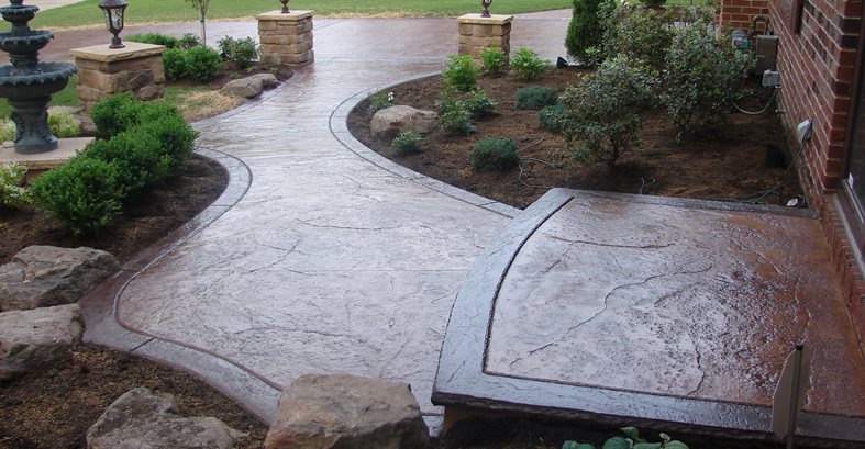 Textured, Walkway, Brown, Landscaping
Site
J&H Decorative Concrete LLC
Uniontown, OH