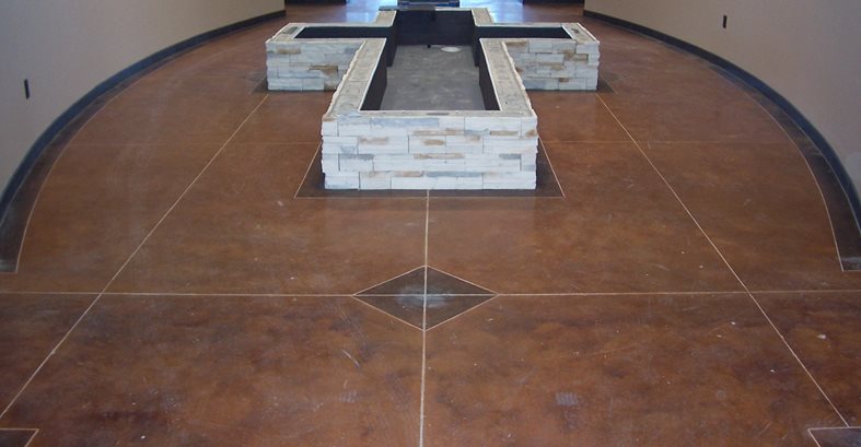 Cross Fountain Without Caps
Concrete Floors
Solid Rock Concrete Services
Gravette, AR