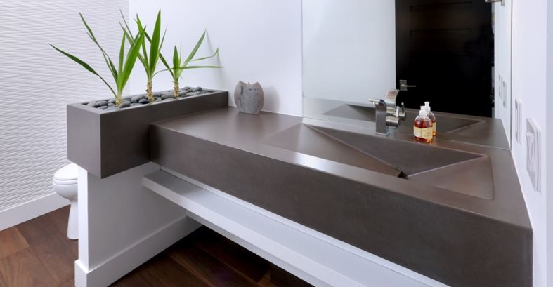 Floating Sink, Charcoal Concrete
Concrete Sinks
Hard Topix
Jenison, MI
