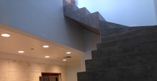 楼梯，混凝土场地替代建设者劳德代尔堡，佛罗里达州
